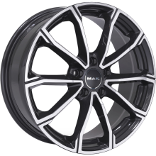R16 4x108 6,5J ET20 D65,1 MAK DaVinci Black Mirror