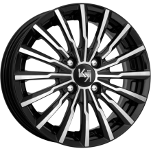 R14 4x100 5,5J ET45 D67,1 K&K Акцент КС641 алмаз черный