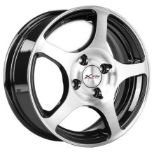 R14 4x100 5,5J ET45 D67,1 X'trike X-103 BK/FP