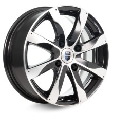 R14 4x100 5,5J ET39 D67,1 K&K Джемини алмаз черный (КС480)
