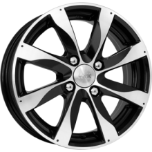 R14 4x100 5,5J ET45 D56,1 K&K Джемини-оригинал алмаз черный (КС480)