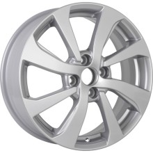 R16 4x100 6J ET37 D60,1 KDW KD1640 (ZV 16_Sandero Stepway) (КС893) Silver Painted