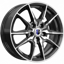 R16 5x105 6,5J ET38 D56,6 Rapid Адамар-ориг, (КС886) алмаз черный