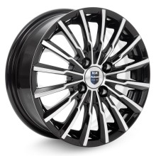 R14 4x100 5,5J ET39 D67,1 К&К Акцент (КС641) Алмаз черный