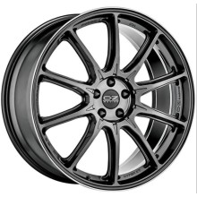 R21 5x112 9J ET37 D79 OZ Hyper XT HLT Star Graphite Diamond Lip d-XL 