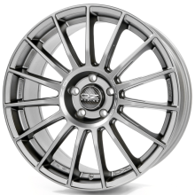 R19 5x112 9,5J ET21 D66,46 OZ Superturismo LM Matt Graphite Silver Lettering
