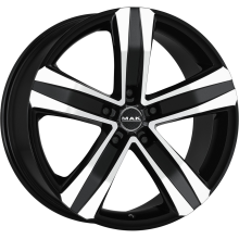 R15 5x118 6,5J ET65 D71,1 MAK Stone 5 Black Mirror 